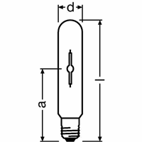 Ledvance HCI-TT 70W/830 SUPER 4Y E27 FLH1