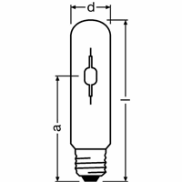Ledvance HCI-TT 150W/830 SUPER 4Y E40 FLH1