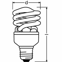 Ledvance DPRO MCTW 21W/825 220-240V E27 FS1