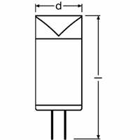 Ledvance PARA LED PIN 2,2W/827 12V G4 FS1