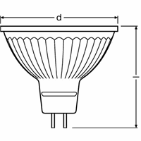 Ledvance PMR162036 2,9W/827 12V GU5.3 FS1