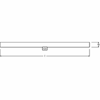 Ledvance LEDINESTRA 8,5W/827 230VFR S14D FS1